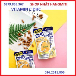 Combo 5 gói DHC Vitamin C - Vitamin C DHC Nhật Bản gói 60 ngày 120 viên