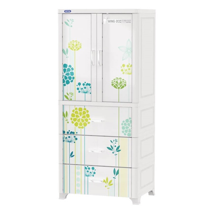 TỦ NHỰA WING DUY TÂN 2 CÁNH 3 NGĂN 1158