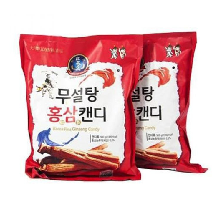 Kẹo Sâm Hàn Quốc Không Đường 365 Cao Cấp 500g