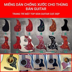 14 MẪU – Miếng dán chống xước thùng đàn Guitar – Trang trí thùng đàn Guitar – 117