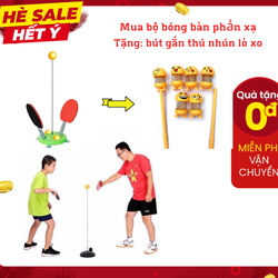 Bộ bóng bàn phản xạ TẶNG bút thú nhún lò xo TẶNG thêm 2 trái bóng bàn – 95997