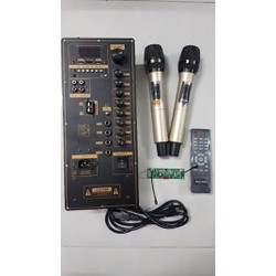 TRỌN BỘ MẠCH LOA KÉO 02 KÊNH KÈM 02 MICRO UHF CỰC HAY