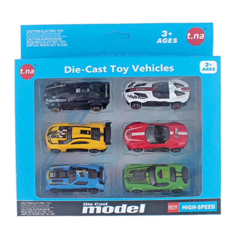 Bộ 6 xe mô hình kim loại (1:64) – Bộ 6 xe mô hình kim loại (1:64)