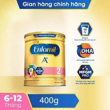 Mẫu Mới, Chính hãng - Sữa Bột Enfamil A+ 1 cho bé 0-6 tháng, lon 400g, DATE MỚI NHẤT 2023