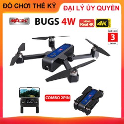 BỘ 2 PIN – Flycam MJX Bugs 4W phiên bản Camera 4K – Cảm Biến Bụng – Bay 22 Phút – Bugs 4W 4k
