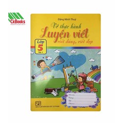 Sách - Vở thực hành luyện viết , viết đúng viết đẹp lớp 5/1