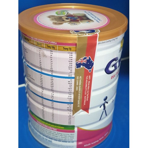 Sữa bột Arti Gain Hồng 6-36 Tháng tuổi Dành cho trẻ nhẹ cân (900g)