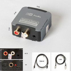 Hộp BW chuyển tín hiệu Coaxial Optical sang Audio loại 1