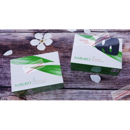 MẶT NẠ NARUKO TRÀM TRÀ BẢN ĐÀI LOAN CHÍNH HÃNG - HỘP 8 MIẾNG