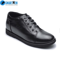 Giày casual nam da thật buộc dây kiểu dáng năng động Smartmen GD2-08-D (màu đen) – GD2-08-D
