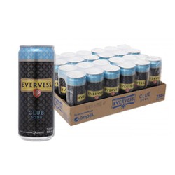 Soda Evervess Club lon 330ml thùng 24 lon