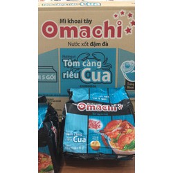 Mì Omachi Tôm Càng Riêu Cua 85G thùng 30 gói