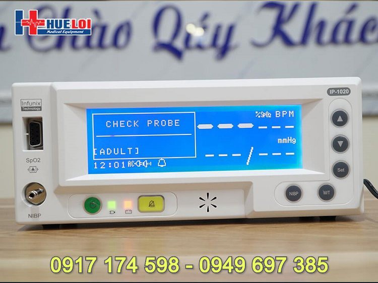 Máy theo dõi bệnh nhân 3 thông số INFUNIX IP-1020