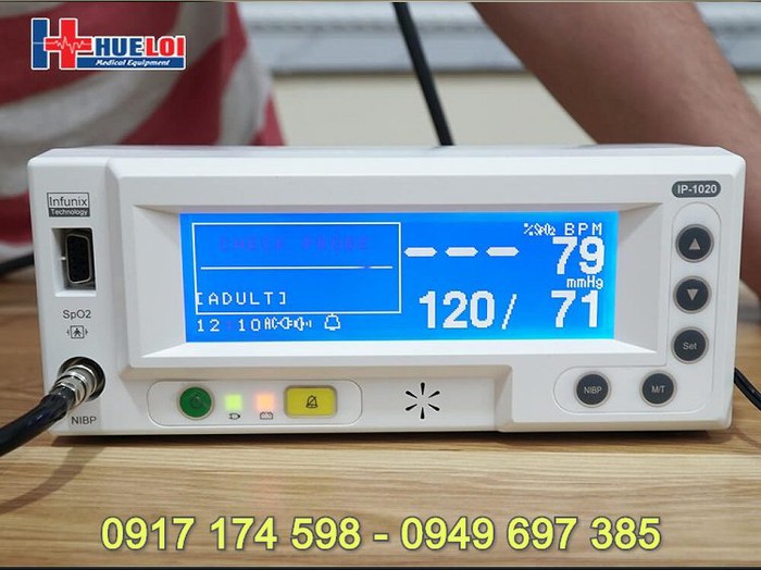 Máy theo dõi bệnh nhân 3 thông số INFUNIX IP-1020