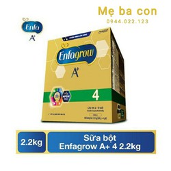 (Hsd T10-2021) Sữa bột Enfa A+ số 4 hộp giấy 2.2kg cho bé 2-6 tuổi (Enfagrow A+) – AFT2.2