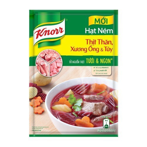 HẠT NÊM KNORR TỪ THỊT VÀ XƯƠNG 1.8KG GÓI LỚN BIG SIZE