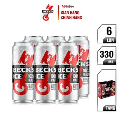 Bia Beck's Ice 330ml 6 lon