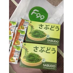 Hộp 12 gói rong nho Sabudo Nhật Bản chính hãng