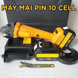 Máy mài góc DW 99V - Máy Cắt Dùng Pin 10 Cell - Mài đá, cắt góc