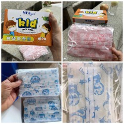 Hộp 50 khẩu trang y tế cho bé
