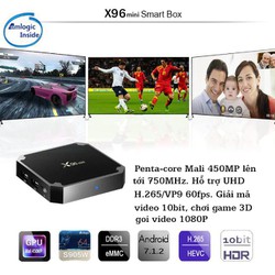 >> BÁO GIÁ ANDROID BOX X96 MINI RAM 2GB - HÀNG CHÍNH HÃNG | Shopee Lazada Sendo Tiki mới nhất 162 Android TV Box X96 mini phiên bản 2G Ram và 16G bộ nhớ trong - Chính hãng Eny