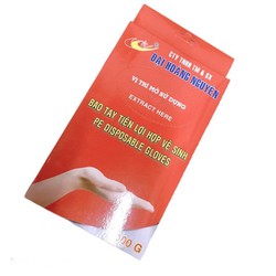 Hộp 100g găng tay nilong dùng 1 lần loại tốt – BH388