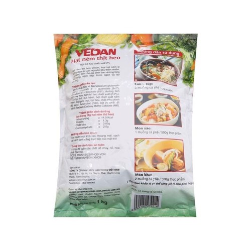 400gr Hạt nêm Chay Nấm Hương Rau Củ Vedan