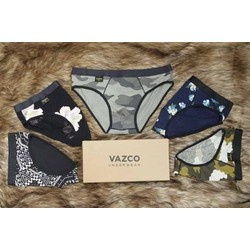 Hộp 5 Quần lót nam VAZCO thun cotton họa tiết độc lạ