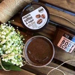 Tẩy da chết body Organic shop tinh chất cafe