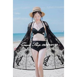 Áo khoác kimono đi biển dáng dài QueenAl86 – QueenAl86