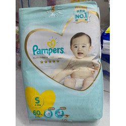 Tã/Bỉm Dán Pampers Nhật Bản size NB66/S60/M48/L40