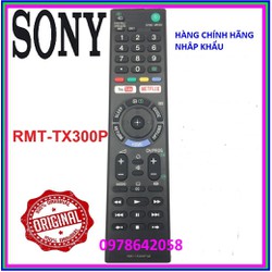 Điều Khiển Tivi Sony RMT - TX300P Cho Mọi Dòng TV Sony Bền Nhạy Phím Êm