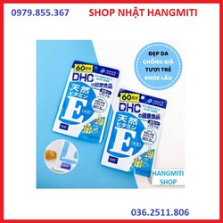 Combo 5 gói Viên uống Vitamin E DHC 60 ngày Nhật Bản, chính hãng