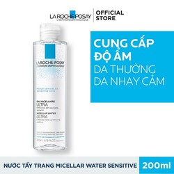 >> SO SÁNH GIÁ NƯỚC TẨY TRANG CHO DA NHẠY CẢM VICHY PURETÉ THERMALE MINERAL WATER SENSITIVE SKIN 200ML | Shopee Lazada Sendo Tiki 47 Nước tẩy trang cho da nhạy cảm La Roche-Posay Micellar Water Ultra Sensitive Skin 200ml