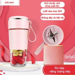 (6 lưỡi dao-xay đá) Máy xay sinh tố – Máy xay hoa quả cầm tay – PIN 2600MAh – 1 đổi 1 trong 30 ngày – MXCT
