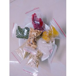 set nguyên liệu làm nhân bánh trung thu thập cẩm,