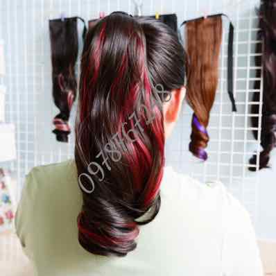 TÓC GIẢ NỮ TÓC GIẢ XOĂN 2 LINE CỘT hàng cam kết chuẩn