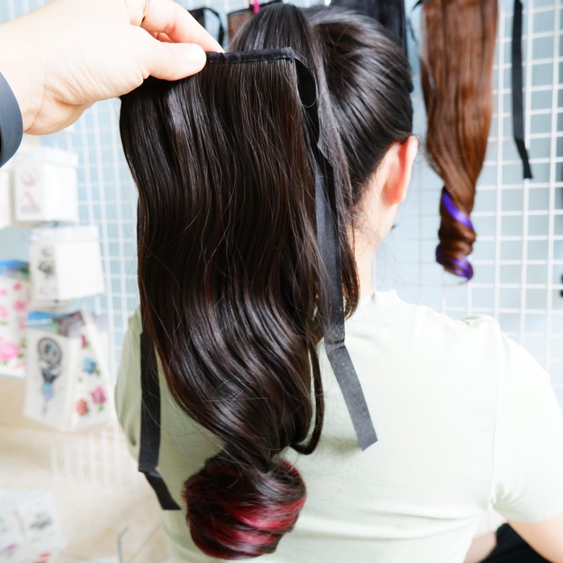 TÓC GIẢ NỮ TÓC GIẢ XOĂN 2 LINE CỘT