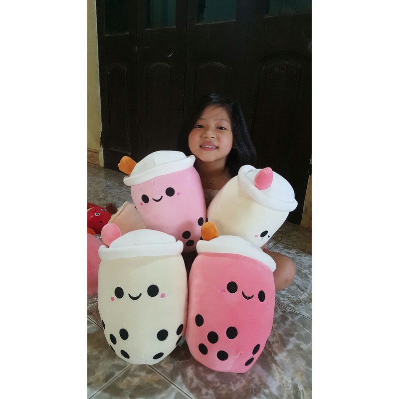 cốc trà sữa nhồi bông cưc kỳ ngộ nghĩnh cao 32cm – 125