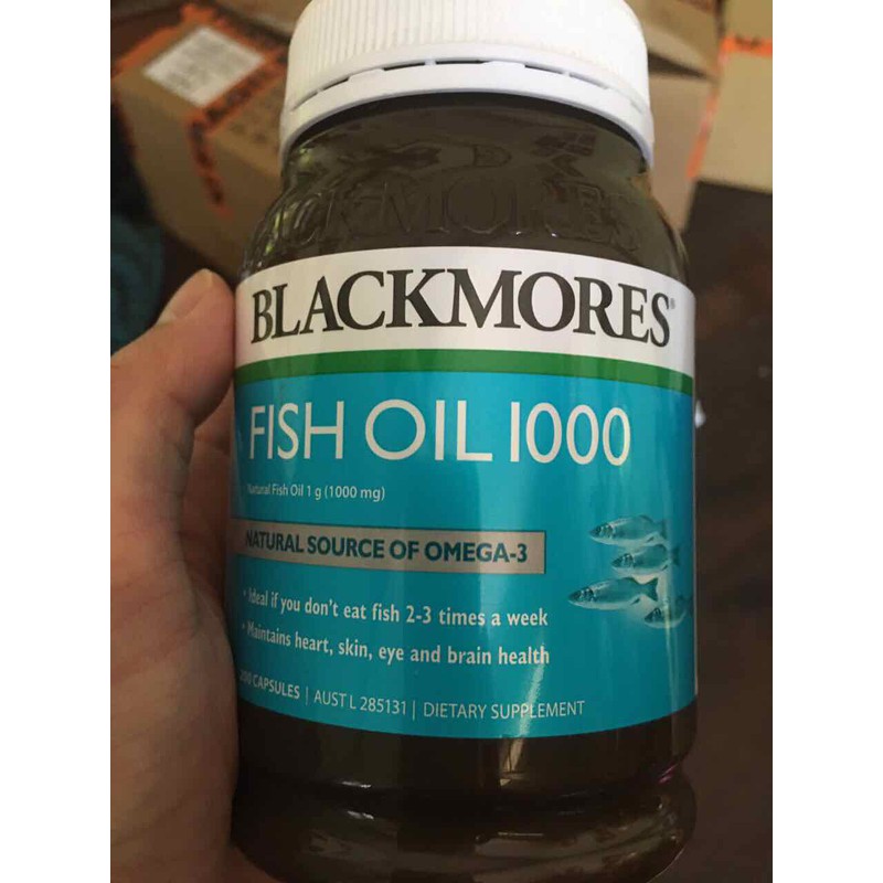 DẦU CÁ KHÔNG MÙI BLACKMORES ODOURLESS FISH OIL 1000. – DCKM