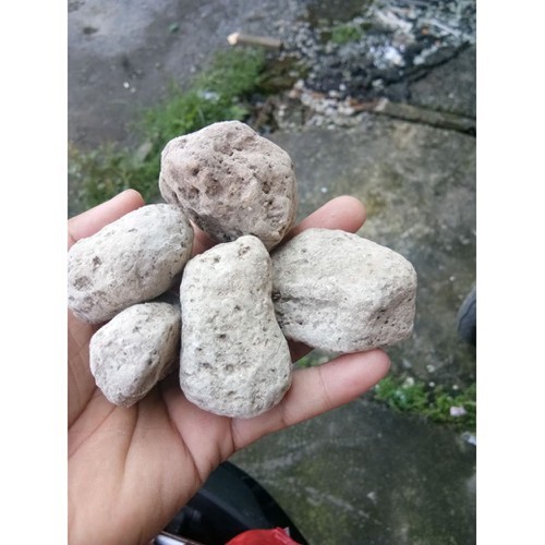 Đá nham thạch trắng (2 LÍT), đá lông vũ size lớn. Vật liệu lọc, hồ cá, bể cá, hồ thủy sinh siêu sạch