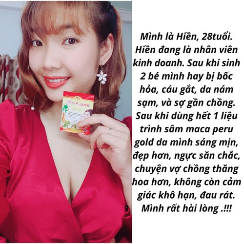 Sâm Maca Peru Gold - Cân Bằng Nội Tiết Tố, Mờ Nám, Sáng Da