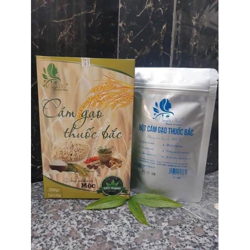 bột cám gạo thuốc bắc, rửa mặt, đắp mặt nạ