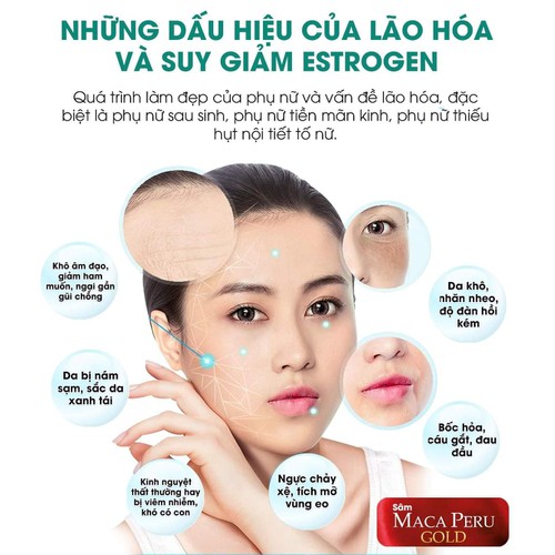Sâm Maca Peru Gold - Cân Bằng Nội Tiết Tố, Mờ Nám, Sáng Da