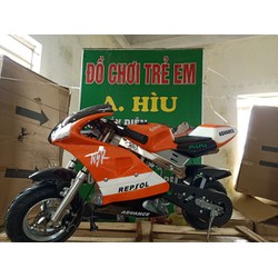 MOTO MINI 50CC - XE RUỒI có phuộc đèn