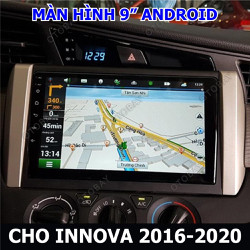 Màn Hình Android 9 inch Zin Theo Xe TOYOTA INNOVA (2016-2020) - Đầu DVD Chạy Android Tiếng Việt, Màn Hình Ô Tô Tích Hợp GPS chỉ đường bằng Navitel