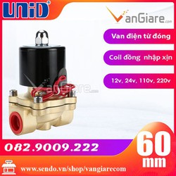 (Coil đồng) Van điện từ phi 60, thường đóng, UW50, điện 24v 220v
