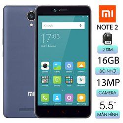 Điện thoại Xiaomi Redmi Note 2 - 5.5inch - Bộ nhớ 16Gb (Kèm Cáp Sạc Cóc Sạc)