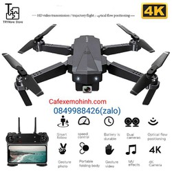 Flycam s107 camera 4k có cảm biến đứng yên gấp gọn quay phim rõ nét