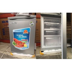 TỦ ĐÔNG MINI ĐỨNG HÒA PHÁT FUNIKI 100 LÍT HCF-116P NHÔM R600A 4 NGĂN